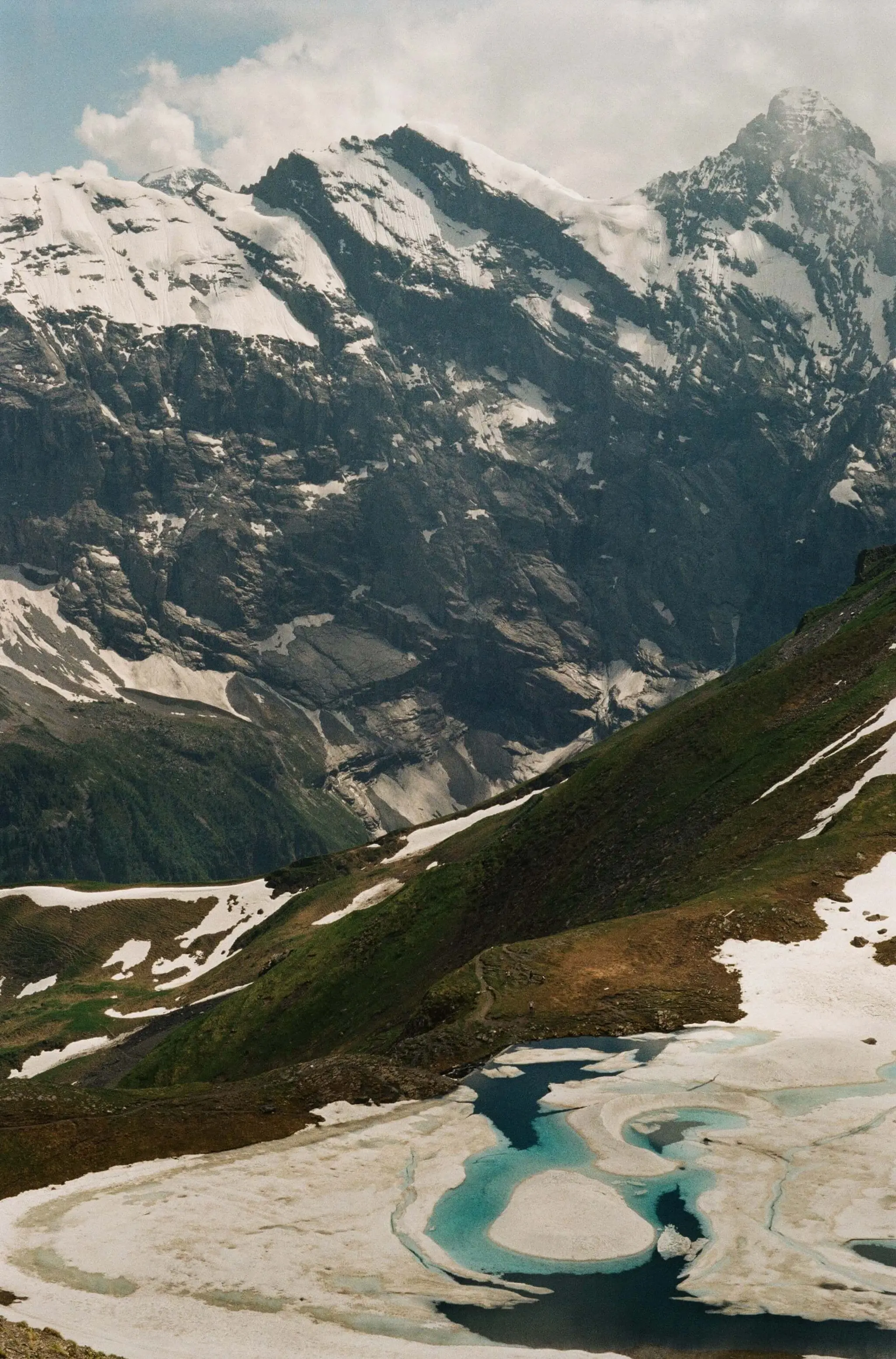 Mountain lake., Schilthorn, Switzerland, 2024