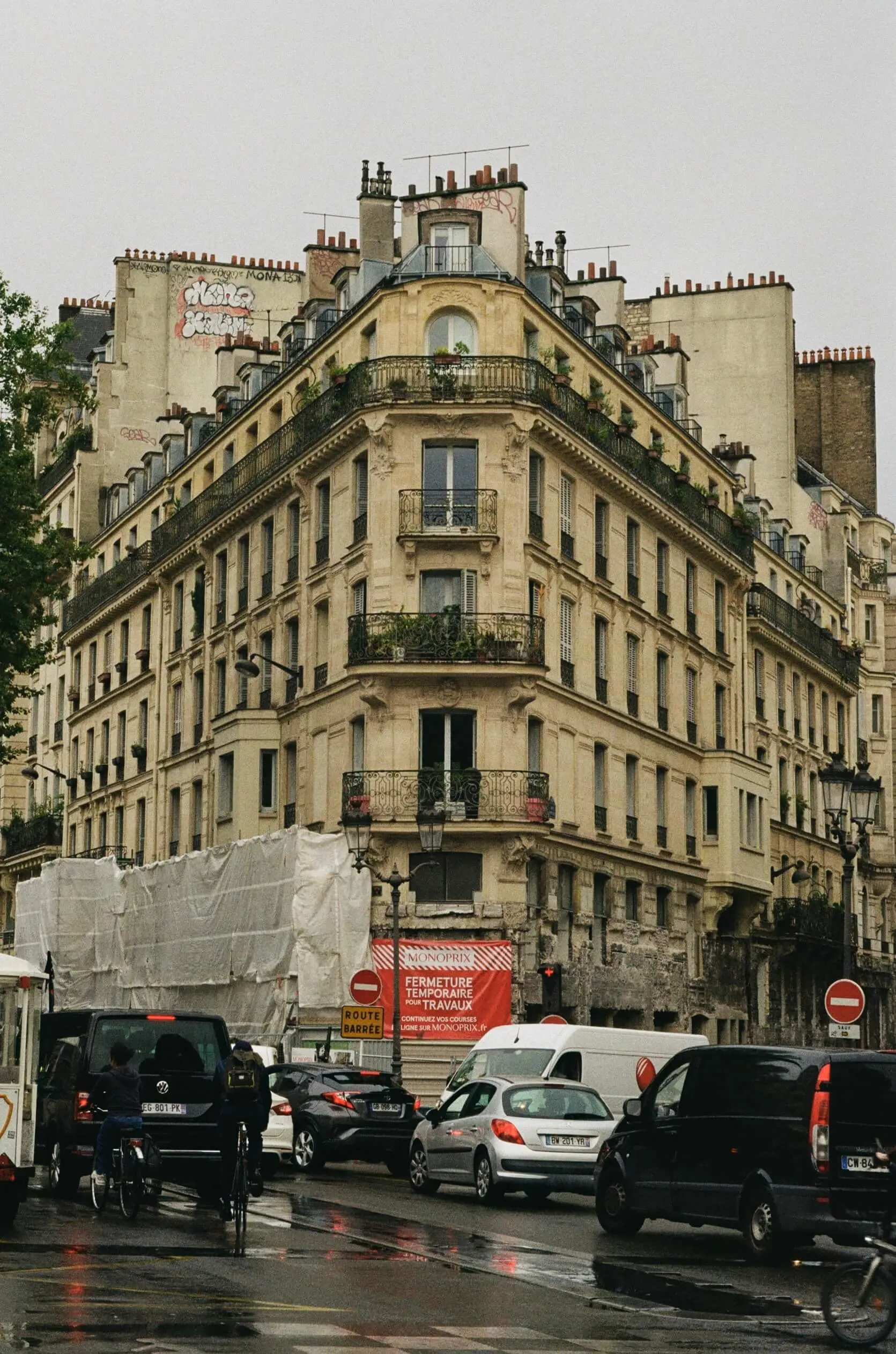Rainy Montmartre, Paris, 2023
