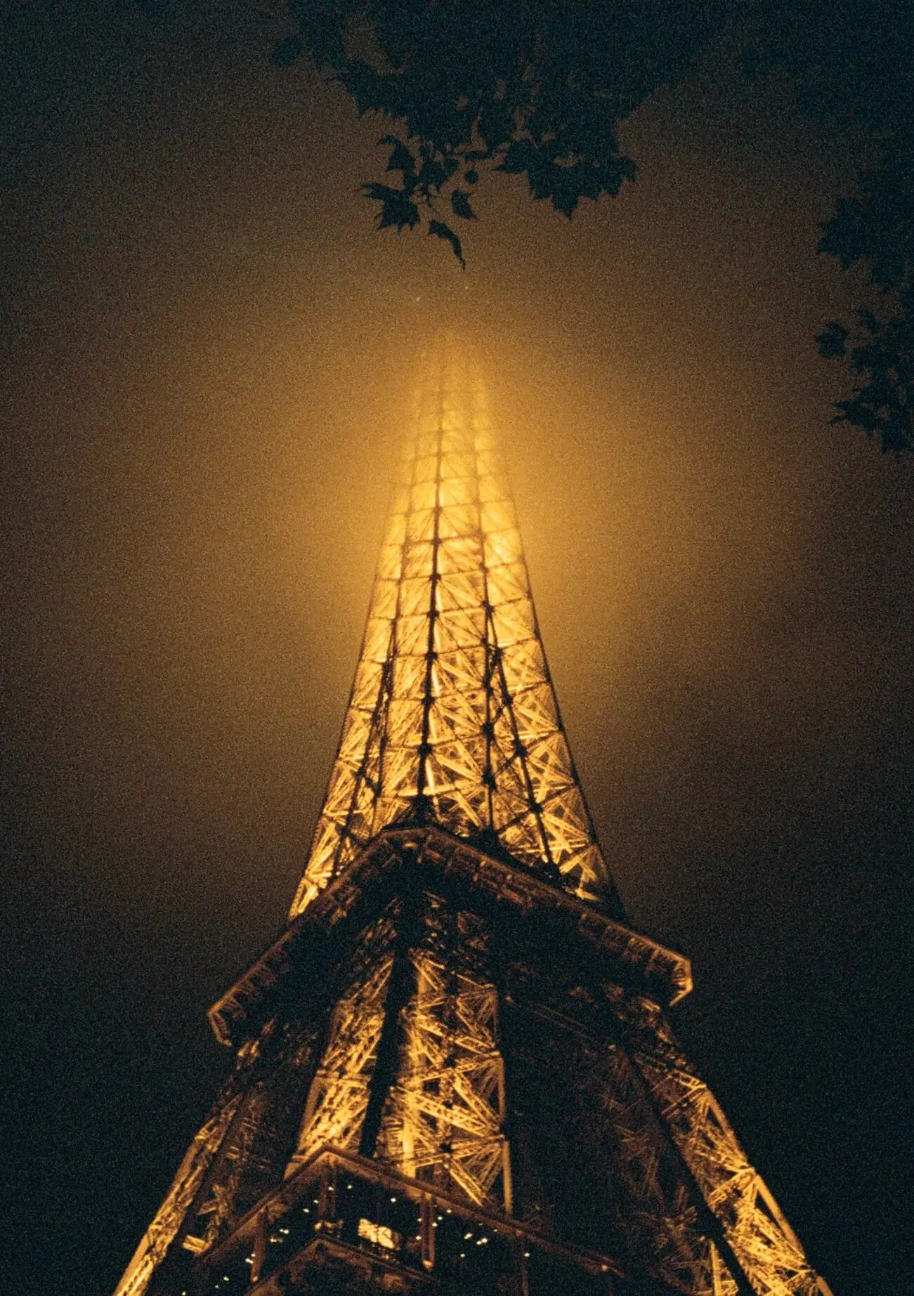 The Eiffel Tower at night., Paris, 2024